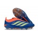 Tacos de Futbol Adidas Predator Laceless Elite FG Azul Verde Naranja