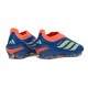 Tacos de Futbol Adidas Predator Laceless Elite FG Azul Verde Naranja