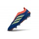 Tacos de Futbol Adidas Predator Laceless Elite FG Azul Verde Naranja