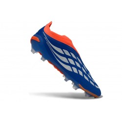 Tacos de Futbol Adidas Predator Laceless Elite FG Azul Verde Naranja