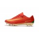 Nuevo Botas de fútbol Nike Mercurial Vapor 11 FG CR7 Rojo Oro