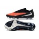 Tacón de Fútbol Nike Phantom 6 Low Elite FG Rojo Negro Plateada