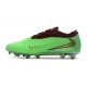 Tacón de Fútbol Nike Phantom 6 Low Elite FG Verde Dorado