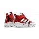 Tacos de futbol adidas Ace 17+ Purecontrol FG Rojo Blanco Negro