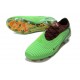 Tacón de Fútbol Nike Phantom 6 Low Elite FG Verde Dorado