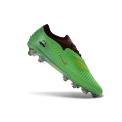 Tacón de Fútbol Nike Phantom 6 Low Elite FG Verde Dorado