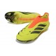 Tacos de Futbol Adidas Predator Laceless Elite FG Amarillo Negro Naranja