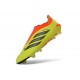 Tacos de Futbol Adidas Predator Laceless Elite FG Amarillo Negro Naranja