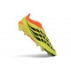 Tacos de Futbol Adidas Predator Laceless Elite FG Amarillo Negro Naranja