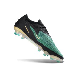 Tacón de Fútbol Nike Phantom 6 Low Elite FG Verde Negro Dorada