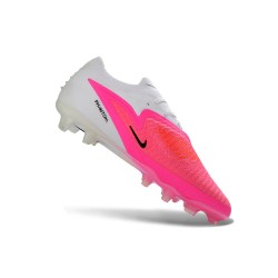 Tacón de Fútbol Nike Phantom 6 Low Elite FG Rosa Blanco Negro