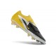 Tacón de Fútbol Nike Phantom 6 Low Elite FG Amarillo Negro Plateada