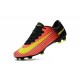 Zapatillas de fútbol para Hombre - Nike Mercurial Vapor XI FG Naranja Negro Amarillo