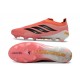 Tacos de Futbol Adidas Predator Laceless Elite FG Rosa Negro