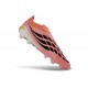 Tacos de Futbol Adidas Predator Laceless Elite FG Rosa Negro