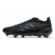 Tacos de Futbol Adidas Predator Laceless Elite FG Negro Azul