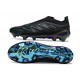 Tacos de Futbol Adidas Predator Laceless Elite FG Negro Azul
