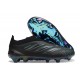 Tacos de Futbol Adidas Predator Laceless Elite FG Negro Azul