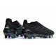 Tacos de Futbol Adidas Predator Laceless Elite FG Negro Azul