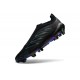 Tacos de Futbol Adidas Predator Laceless Elite FG Negro Azul