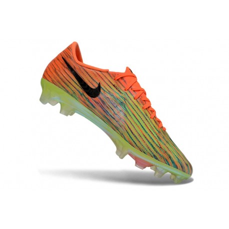 Bota Nike Air Zoom Mercurial Vapor 17 Elite FG Naranja Volti Negro