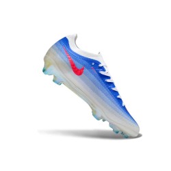 Bota Nike Air Zoom Mercurial Vapor 17 Elite FG Azul Blanco Rojo