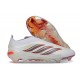 Tacos de Futbol Adidas Predator Laceless Elite FG Blanco Rojo Negro