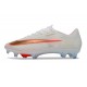 Bota Nike Air Zoom Mercurial Vapor 17 Elite FG Blanco Naranja Dorado