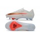 Bota Nike Air Zoom Mercurial Vapor 17 Elite FG Blanco Naranja Dorado