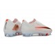 Bota Nike Air Zoom Mercurial Vapor 17 Elite FG Blanco Naranja Dorado