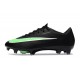 Bota Nike Air Zoom Mercurial Vapor 17 Elite FG Negro Verde
