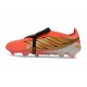 Botines Adidas Predator 26 Elite FT FG Naranja Dorada Negro
