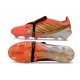 Botines Adidas Predator 26 Elite FT FG Naranja Dorada Negro