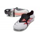 Botines Adidas Predator 26 Elite FT FG Blanco Rojo Negro
