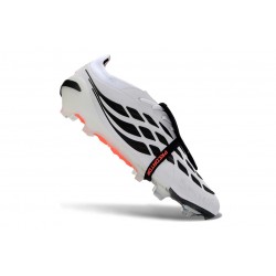 Botines Adidas Predator 26 Elite FT FG Blanco Rojo Negro