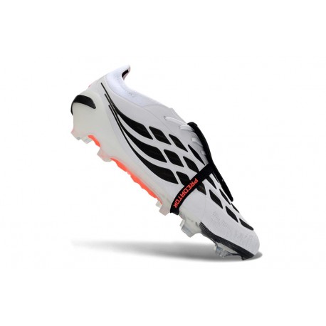 Botines Adidas Predator 26 Elite FT FG Blanco Rojo Negro