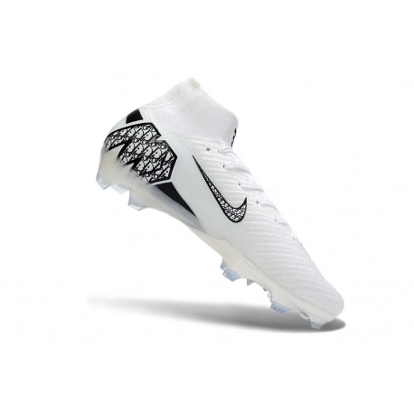 Zapatos Nike Zoom Mercurial Superfly 10 Elite FG Blanco Negro