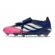 Botines Adidas Predator 26 Elite FT FG Rosa Azul Plateado