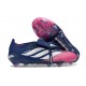 Botines Adidas Predator 26 Elite FT FG Rosa Azul Plateado