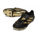 Botines Adidas Predator 26 Elite FT FG Negro Dorado
