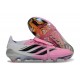 Botines Adidas Predator 26 Elite FT FG Rosa Negro Blanco