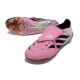 Botines Adidas Predator 26 Elite FT FG Rosa Negro Blanco