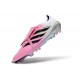 Botines Adidas Predator 26 Elite FT FG Rosa Negro Blanco