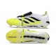 Botines Adidas Predator 26 Elite FT FG Blanco Negro Amarillo