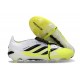 Botines Adidas Predator 26 Elite FT FG Blanco Negro Amarillo