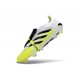 Botines Adidas Predator 26 Elite FT FG Blanco Negro Amarillo