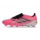 Botines Adidas Predator 26 Elite FT FG Rosa Negro