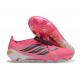 Botines Adidas Predator 26 Elite FT FG Rosa Negro