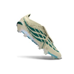 Botines Adidas Predator 26 Elite FT FG Beis Verde