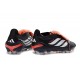 Botines Adidas Predator 26 Elite FT FG Negro Ftwr Blanco Rojo Lúcido